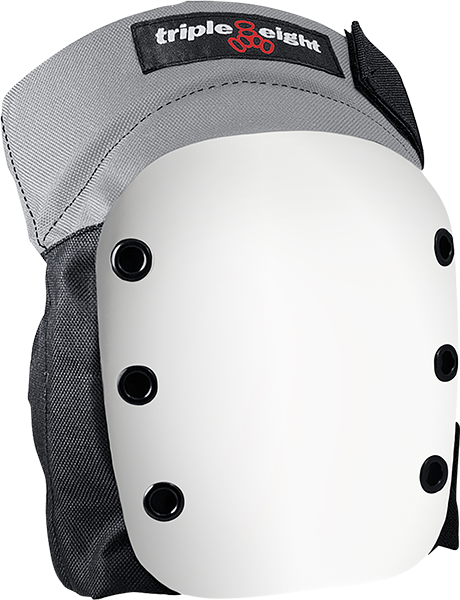 Triple 8 Street Knee Pad - Size: XS - Black with White Cap  - BRAND NEW ORIGINAL