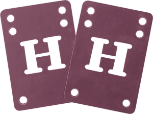 Blank H-Block Riser Set 2mm Purple - PACK 2PIECES