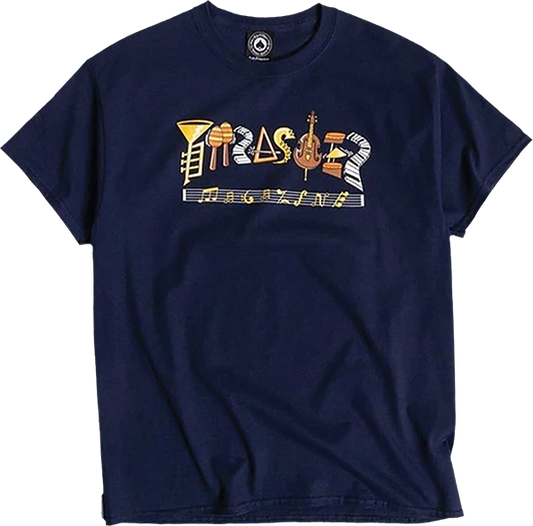 Thrasher Fillmore Logo T-Shirt - Size: SMALL Navy