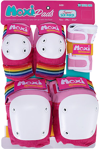 187 6-Pack Pad Set S/M-Moxi Pink 