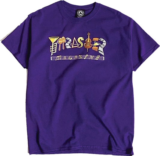 Thrasher Fillmore Logo T-Shirt - Size: LARGE Purple