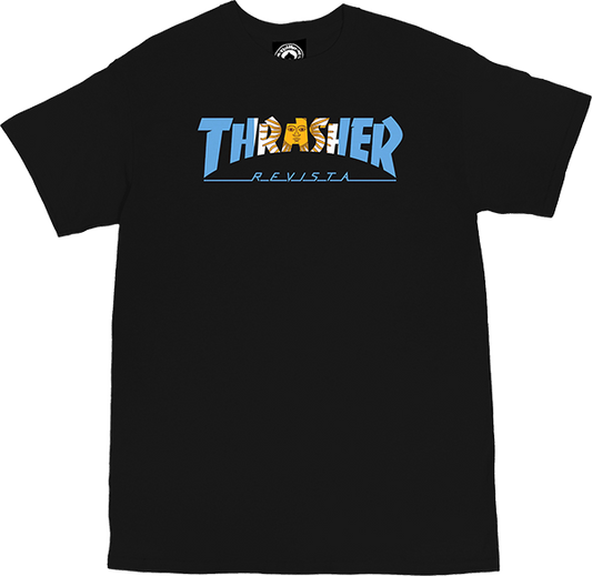 Thrasher Argentina T-Shirt - Size: SMALL Black