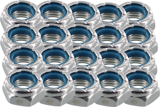 Modus 20/Pack Axle Nuts Silver