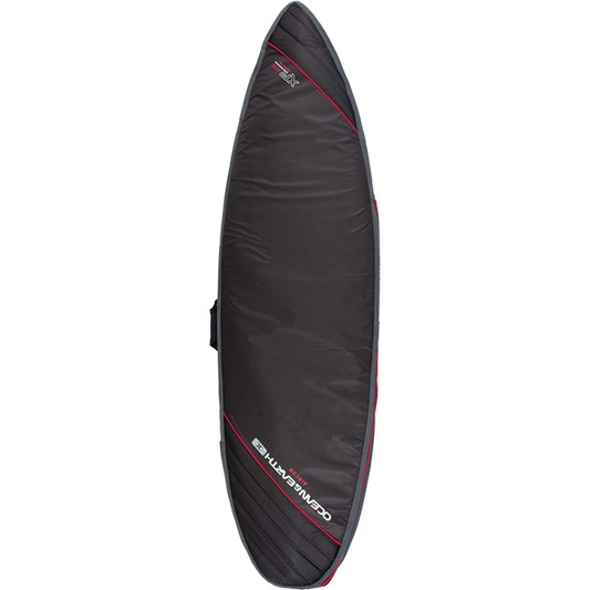 Ocean and Earth - Aircon Shortboard Cover 6'4" Black/Red