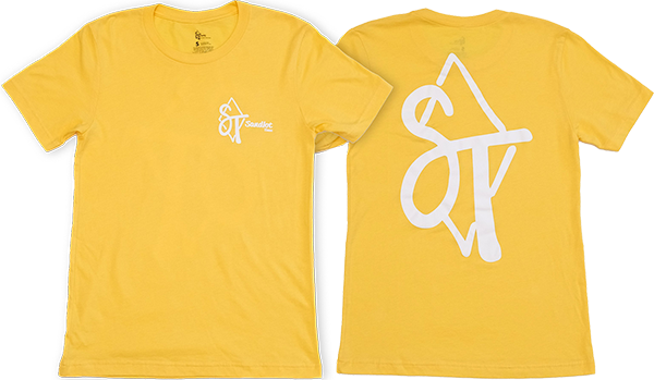 Sandlot Times Staple T-Shirt - Size: LARGE Yellow
