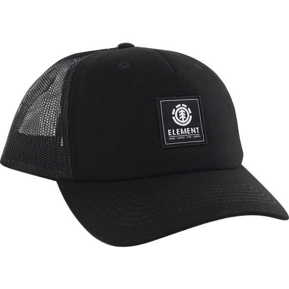 Ele Icon Mesh Skate HAT - Adjustable All Black/Black 