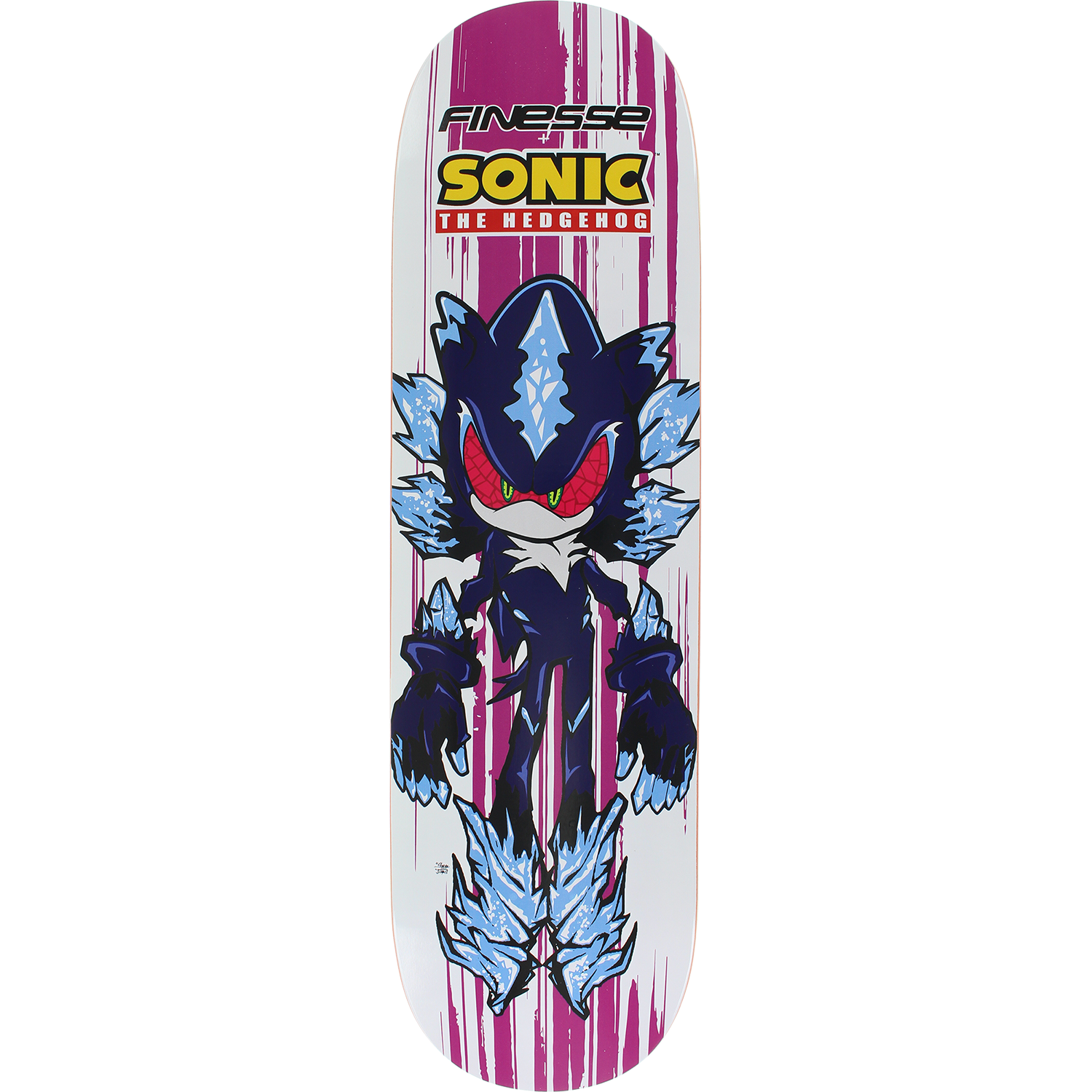 Finesse Sega Sonic Mephiles Hedgehog Skateboard Deck -8.25 DECK ONLY