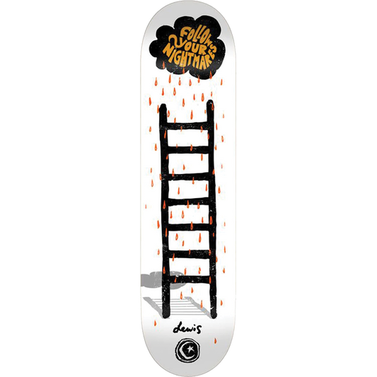 Foundation Lewis Nightmares Skateboard Deck -8.25 DECK ONLY