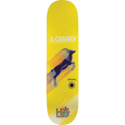 Habitat Lowrey Speed Test Skateboard Deck -8.25 DECK ONLY