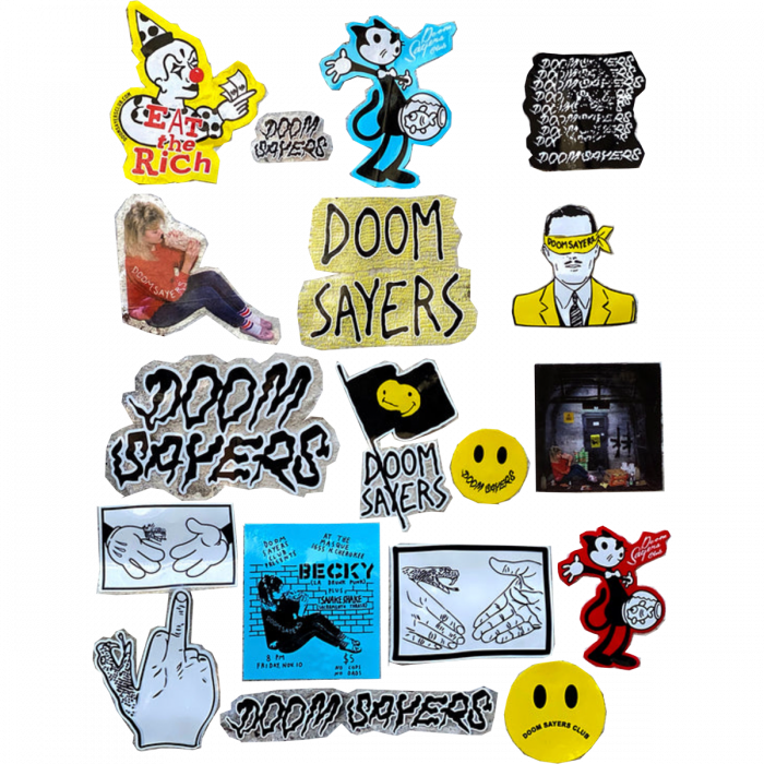 Doom Sayers 11/Pack Assorted Stickers