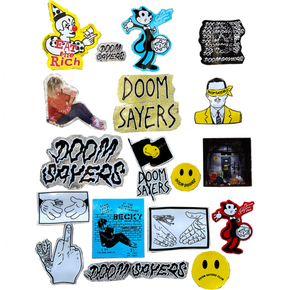 Doom Sayers 11/Pack Assorted Stickers