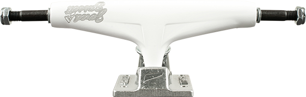 Tensor Bassett Aluminum Night Shift 5.5 White Skateboard Trucks (Set of 2)