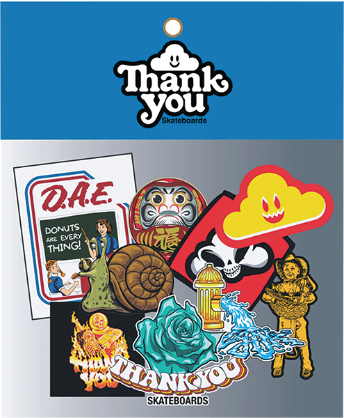 Thank You 18/Pk Assorted Spring 24 Sticker Pack