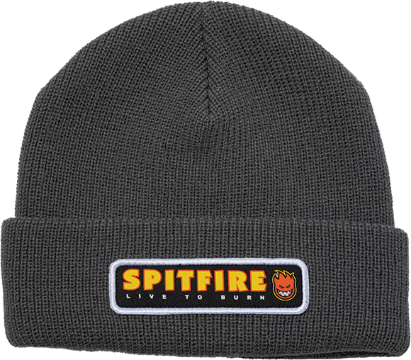 Spitfire Ltb Patch Cuff BEANIE Charcoal