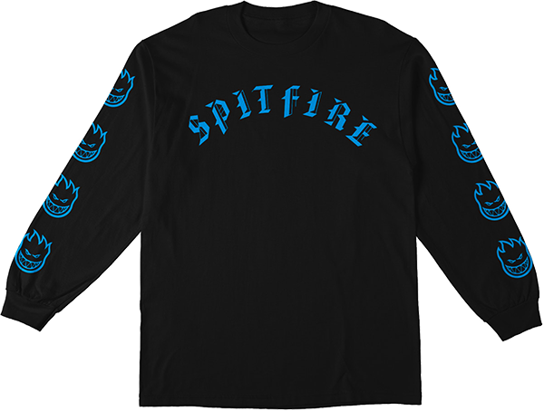 Spitfire Old E Bh Sleeve Neon Ls Size: SMALL Black