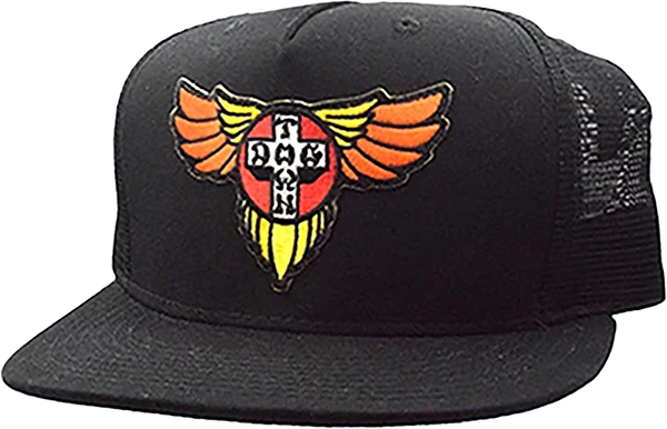 Dogtown Wings Patch Adjustable Black 