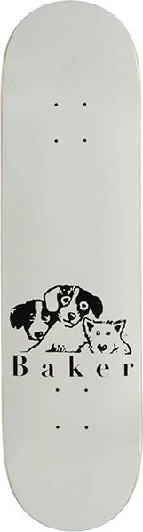 Baker Carozzi Where My Dogs At Skateboard Deck -8.0 DECK ONLY
