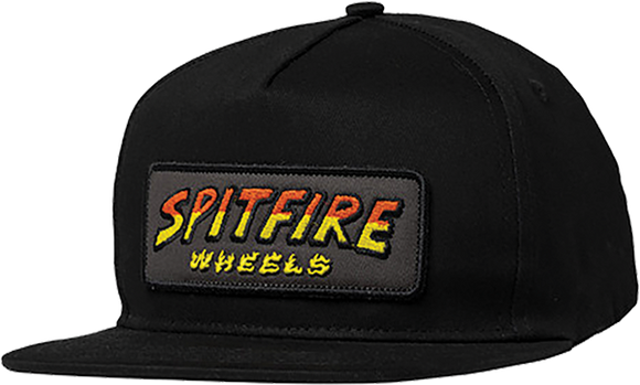 Spitfire Hell Hounds Script Patch Skate HAT - Adjustable Black 