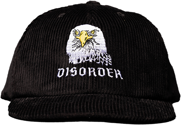 Disorder Eagle Scout Logo Skate HAT - Adjustable Black 