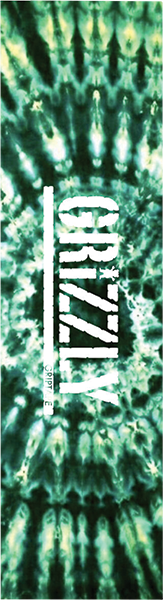Grizzly 1-Sheet Tie Dye Stamp Green Waterdrop