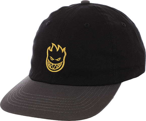 Spitfire Lil Bighead Skate HAT - Adjustable Black/Charcoal/Gold 