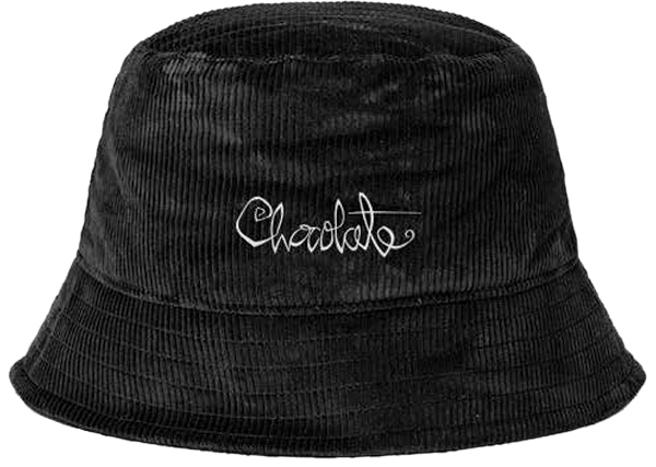 Chocolate 94 Script Cord Bucket Skate HAT - Ofm-Black 