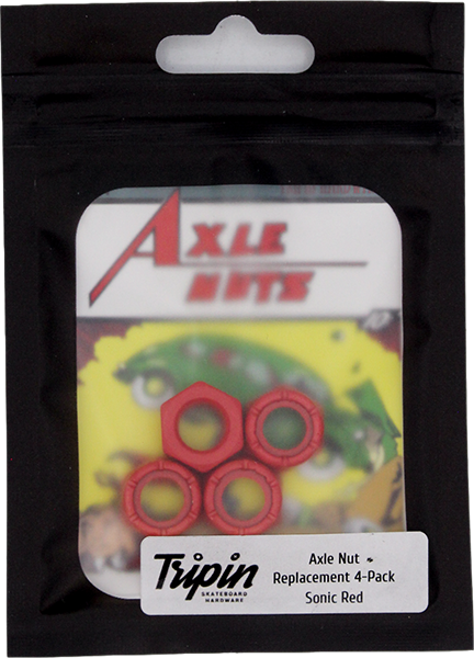 Tripin Axle Nuts Red Hail-N