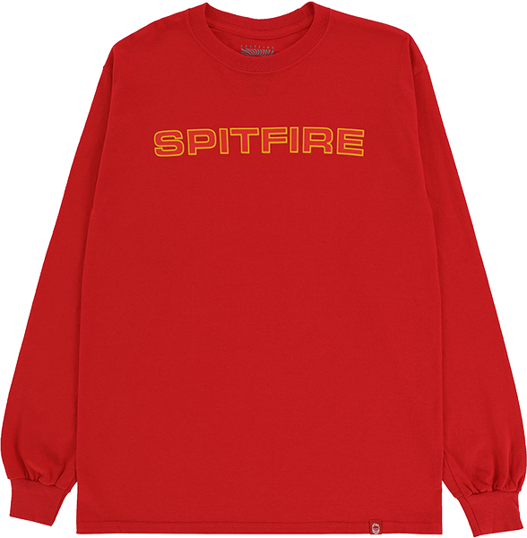 Spitfire Classic 87 Ls Size: MEDIUM Red/Gold/Red