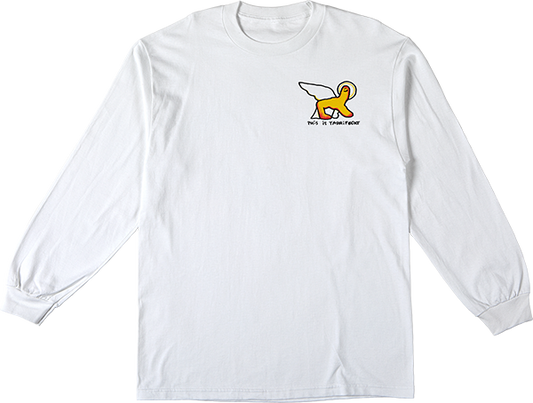 Krooked Pride Ls Size: SMALL White