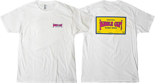 Bubble Gum Original Logo T-Shirt - Size: LARGE White