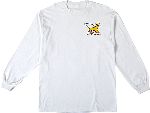 Krooked Pride Ls Size: X-LARGE White