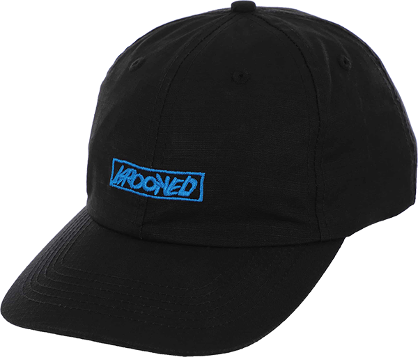 Krooked Moonsmile Script Skate HAT - Adjustable Black/Blue 