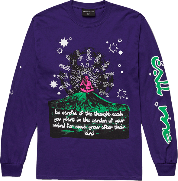 Call Me 917 Hippy Ls Size: SMALL Purple