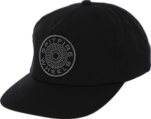 Spitfire Classic 87 Swirl Patch Skate HAT - Adjustable Black/Charcoal 
