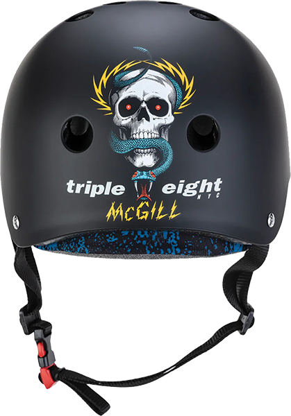 Triple 8 Certified Sweatsaver Mcgill Skull/Snake Black