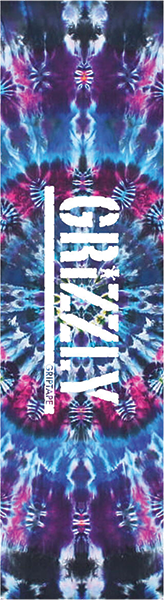 Grizzly 1-Sheet Tie Dye Stamp Blue/Pink Kaleidoscope