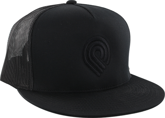 Powell Peralta Triple P Logo Mesh Skate HAT - Black 