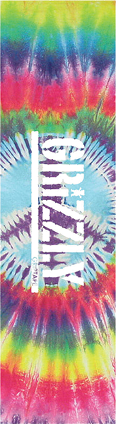 Grizzly 1-Sheet Tie Dye Stamp Peace Rainbow