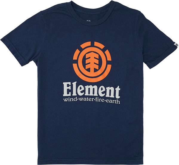 Ele Vertical Youth T-Shirt - Eclipse Navy