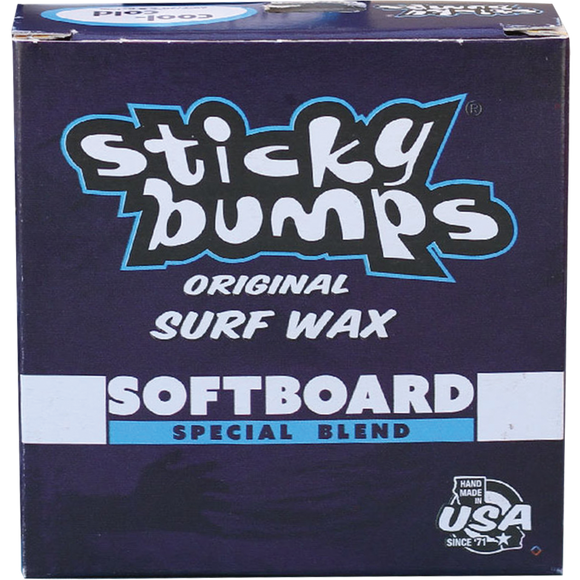 Sticky Bumps Softboard Wax Cool/Cold Single Bar