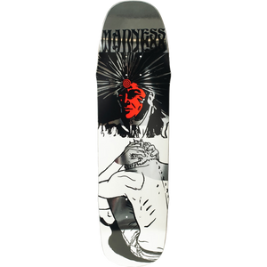 Madness Breakdown Skateboard Deck -8.5x32.3 R7 Silver DECK ONLY
