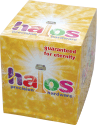 Halos Hardware (10/Box) 1" Usa