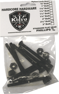 Khiro Flathead Hardware 1-1/4" Phillips Single Set