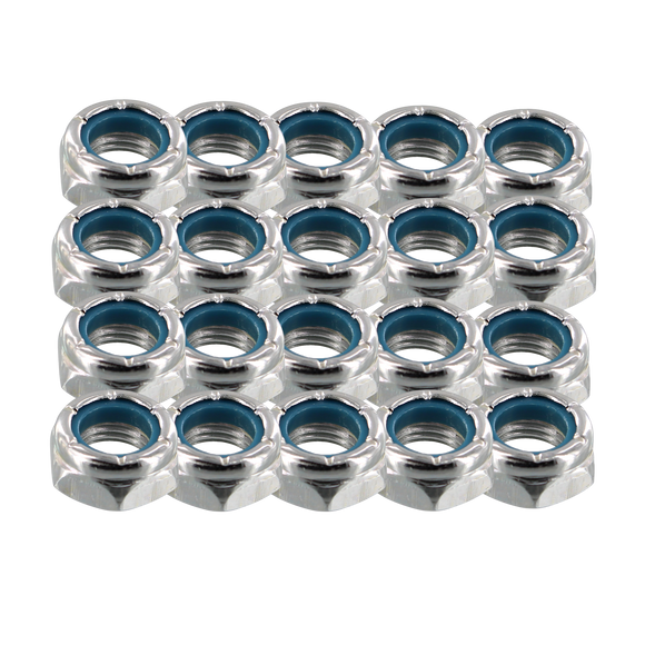 Modus 20/Pack Kingpin Nuts Silver | Universo Extremo Boards Skate & Surf