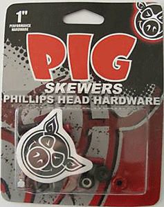 Pig Skewers 1" Ph Hardware Single Set