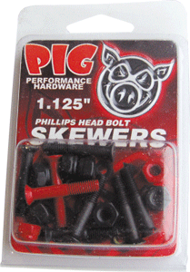 Pig Skewers 7/8" Phillips Hardware (Single Set)