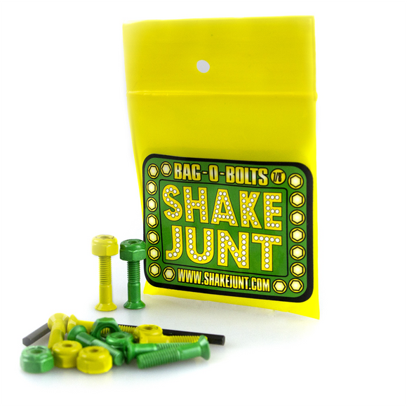 Shake Junt Bag-O-Bolts All Green & Yellow 7/8