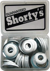 Shortys Bushing Washers Pack/24Sets -White