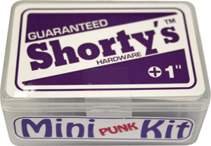Shortys 1" Mini Kit Punk: Bearings, Hardware, Bushings, Washers