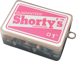 Shortys 1" Pink 65/Set Phillips  Hardware